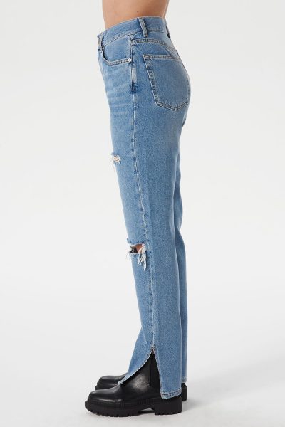 Farfetch Herren Kleidung Hosen & Jeans Jeans Straight Jeans Distressed straight-leg jeans 